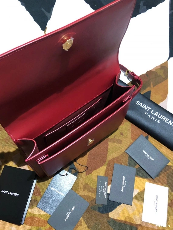 LEATHER SMOOTH SUNSET YSL SATCHEL MEDIUM IN 0721